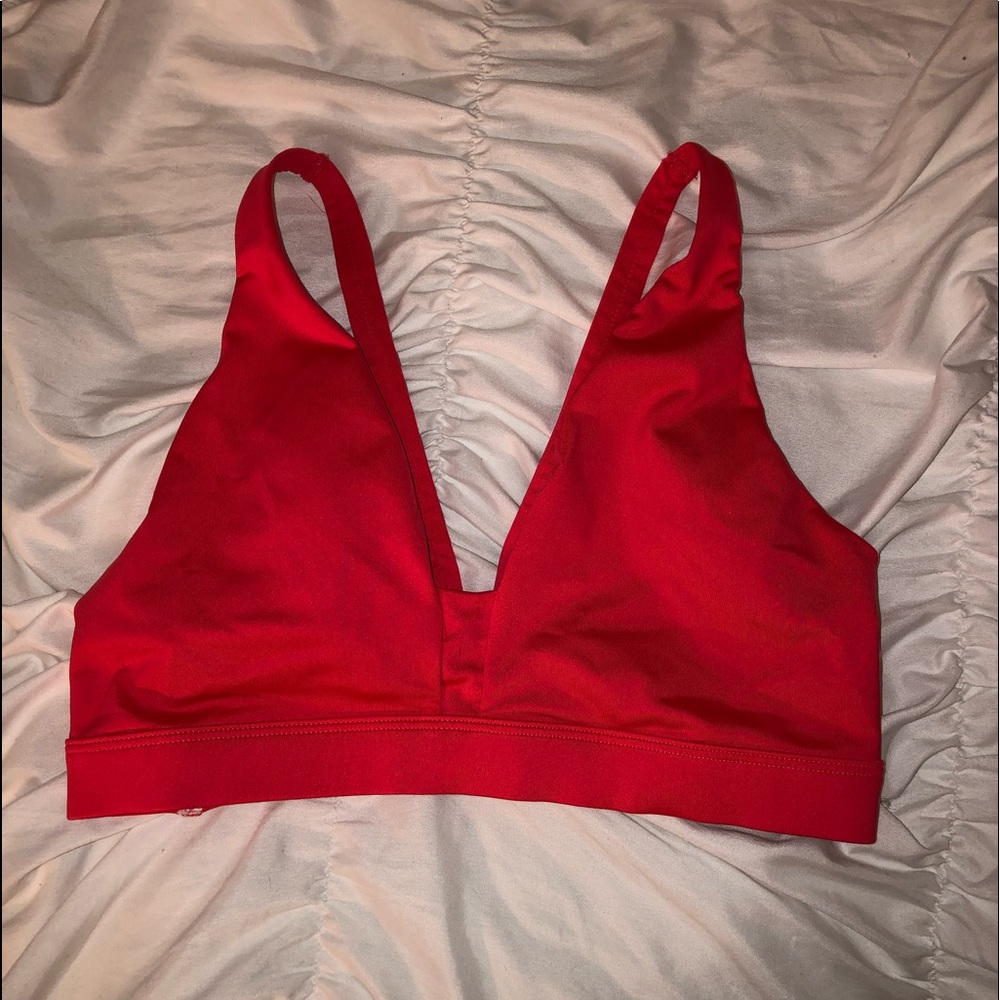 Victoria’s Secret Coral Low Cut Sports Bra.